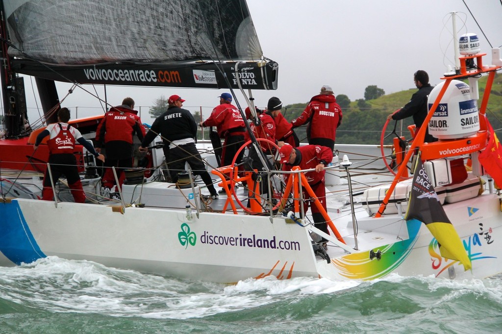 Volvo Ocean Race, Leg 4 Finish - Team Sanya © Richard Gladwell www.photosport.co.nz